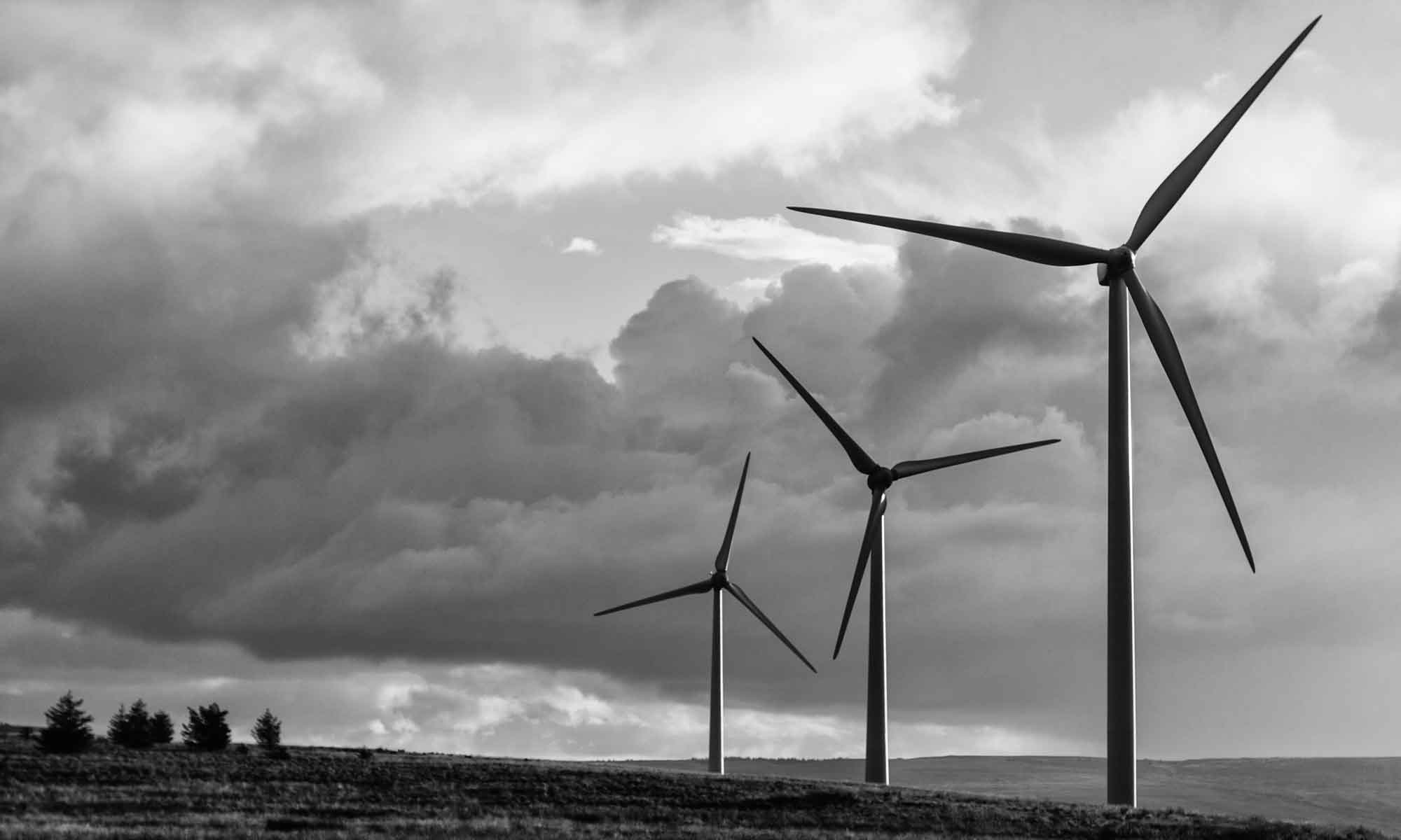 Land based wind farm